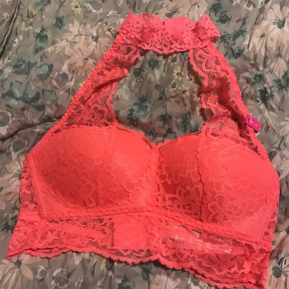 NWT PINK Victoria’s Secret Halter Push-up Bra - Picture 7 of 7